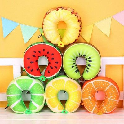 Neck Travel Pillow Fruit U Shaped Head Neck Rest Support