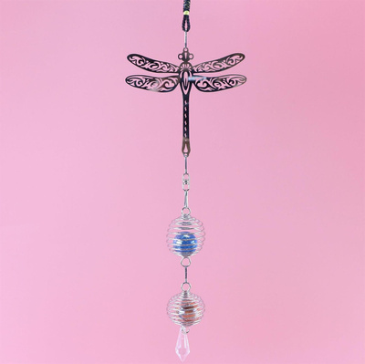 newRetro DIY rotating wind chime metal pendant pendant