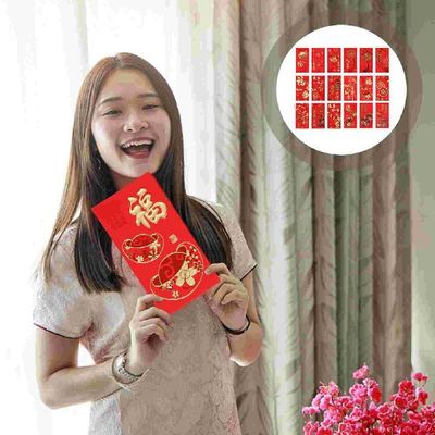 36 Pcs Red Envelopes for Cash 2022 Money Envelopes Red