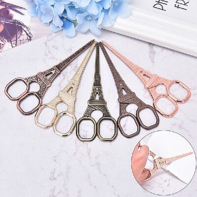 1Pcs Stainless Steel European Vintage Eiffel Tower Scissors