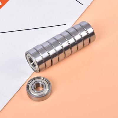 8 x 22 x 5 mm Stainless Steel Skate Skateboard Wheels Silver