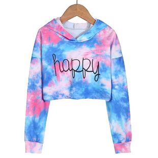 Tie-dye Hoodies Teen Sweatshirts Kids Clothes Girls Boys