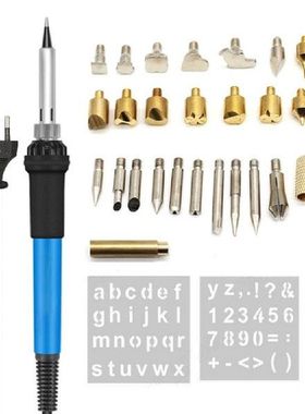 60W Adjustable Soldering Iron Carving Pyrography Tool Wood