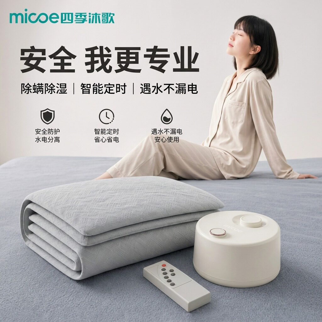 四季沐歌水暖毯家用电热