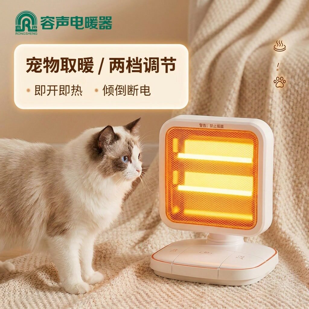容声小太阳脚踩取暖器速