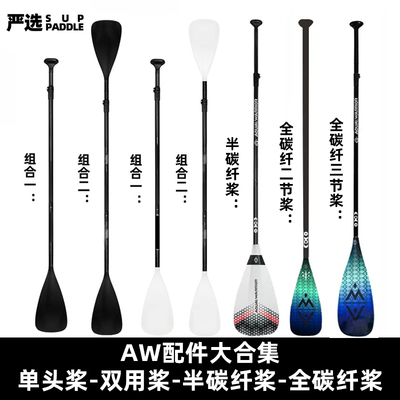 AW全碳纤桨二合一铝合金桨