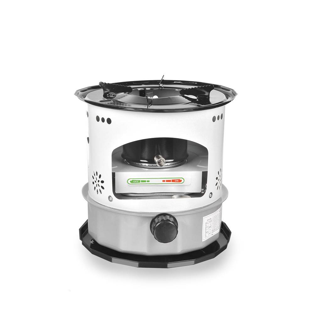 植物油采暖炉家用户外露营野炊烧水取暖炉家用帐篷冰钓烧烤燃油炉