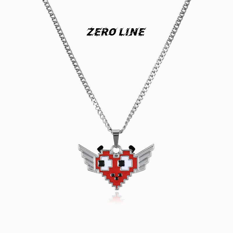 zeroline爱心天使情侣项链女