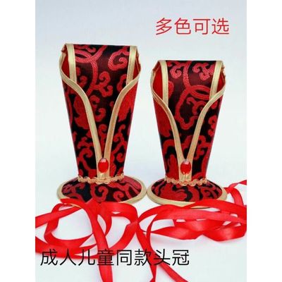 新款成人儿童男头饰帽子汉服头冠帽摄影古装官员写真汉服发冠