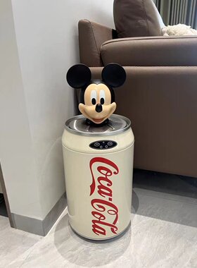 易拉罐纸篓米奇头可口可乐垃圾桶