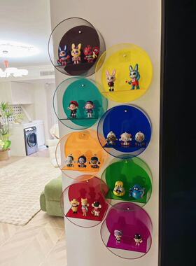 多巴胺盲盒置物架亚克力手办公仔