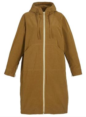 斯琴2023年春款连帽长款风衣外套国内专柜代购BCCS02998 1980.00
