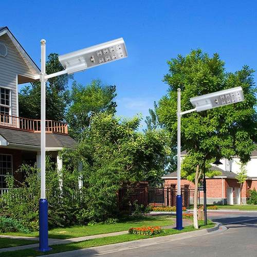 新农村一体化太阳能灯模组铝材户外智能感应全铝一体太阳能路灯