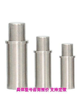 （ZC205-1)轻载型 MPFL5-12平头销型小径弹簧柱塞 无牙定位伸缩销