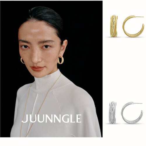 JUUNNGLELAB26夏足银耳圈
