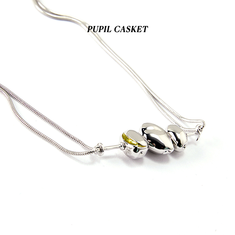 PupilCasket原创趣味橄榄果项链