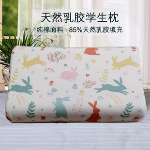 简单生活枕头22款天然乳胶枕学生枕儿童助睡眠护颈枕27*44*6*6cm