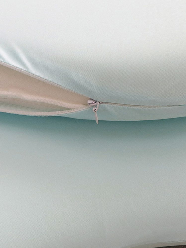 简单生活熊猫宝宝冷枕q弹性软触感支撑枕芯不可洗记忆泡沫枕头