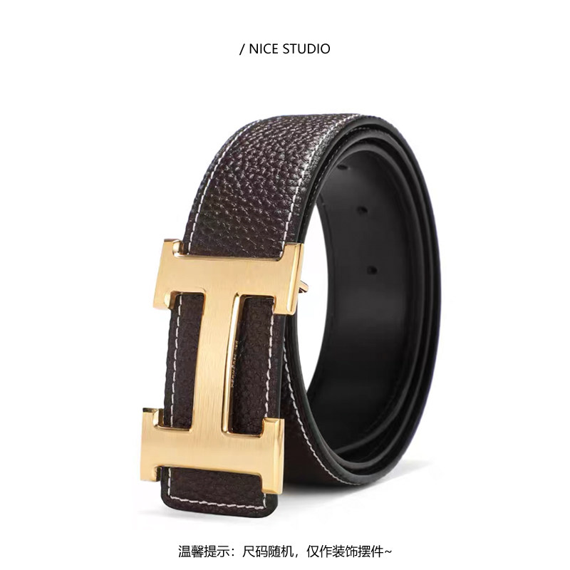 thumbnail for [Men's Belt] Model Room Cloakroom Belt Business Casual Men's Wardrobe Accessories Soft Decoration