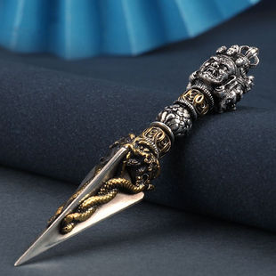 新款尼泊尔藏式橛降魔杵法器吊坠项链挂件情侣饰品