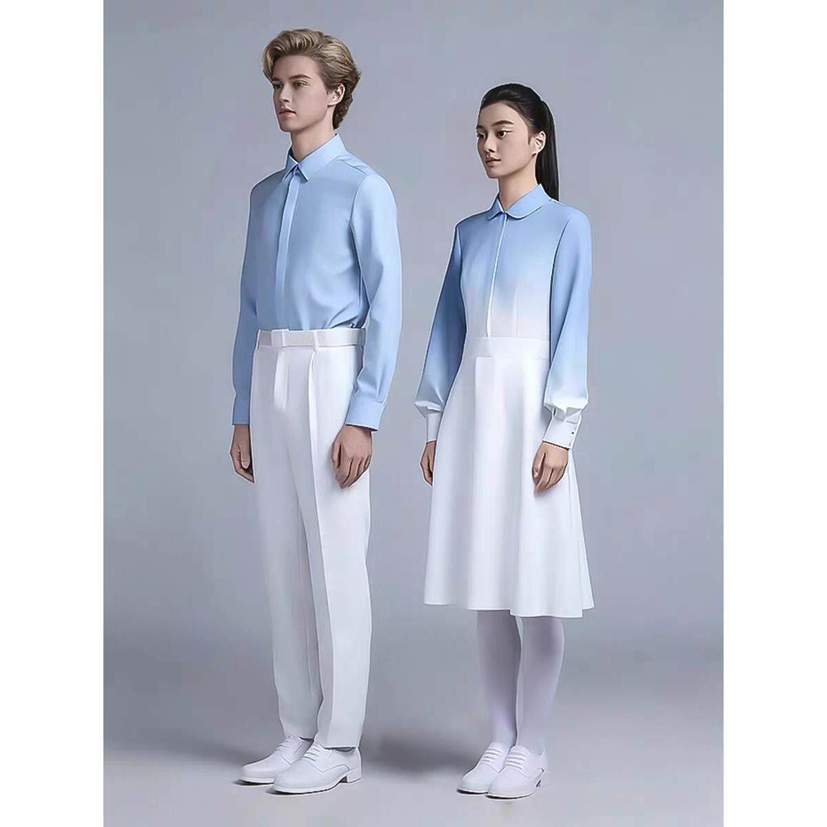 2025新款儿童大合唱服松花江上我爱中国中小学生表演服诗歌朗诵