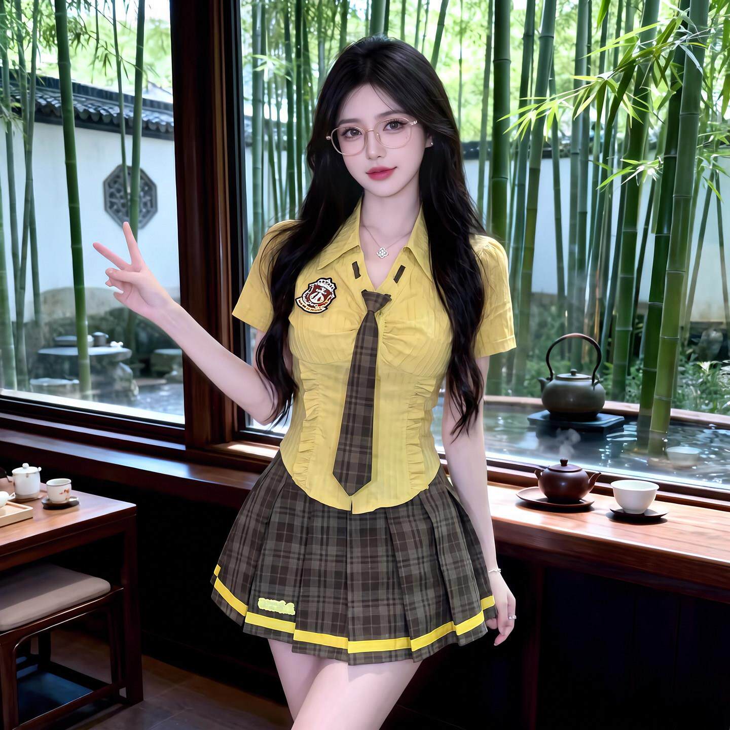 泰式按摩工服女装两件套休闲足疗技师夜场上班工作服夜店辣妹纯欲