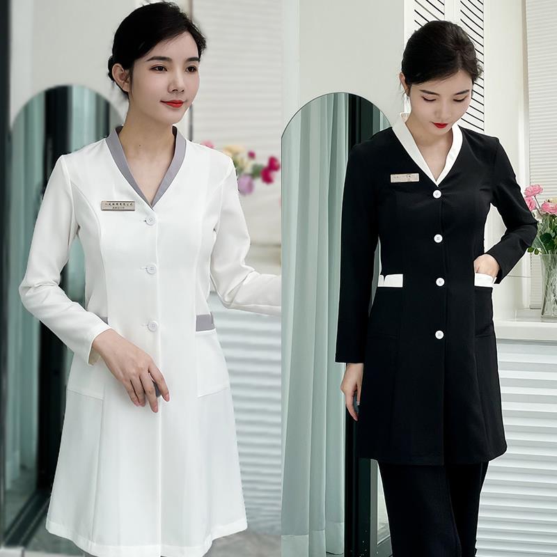 韩式皮肤管理工作服女半永久美甲美睫纹绣师美容院母婴产后修复服