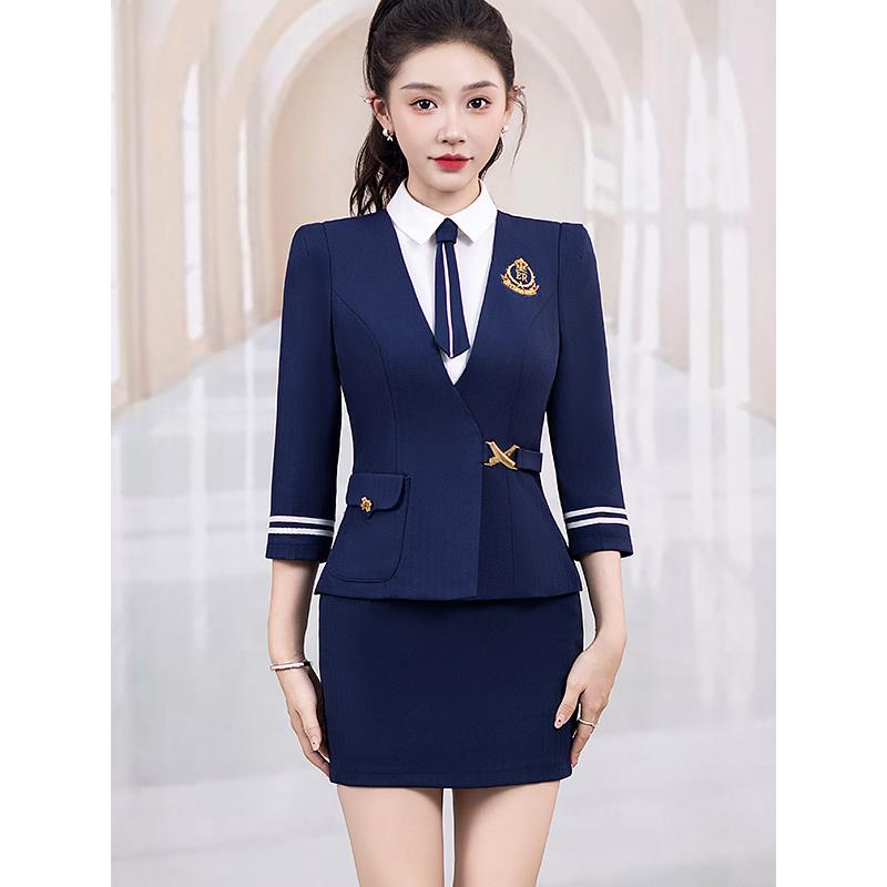 夜总会公主工作服酒店包房制服夜总会足浴技师空姐工衣新款
