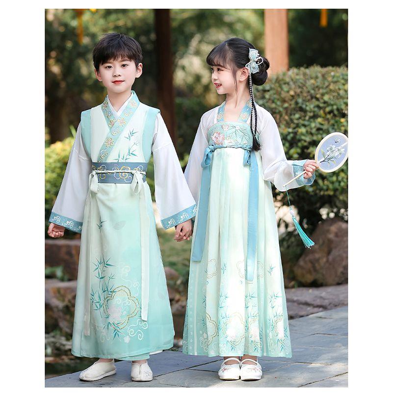 演出服装中国民族风小学生国学班服幼儿园园服六一表演服