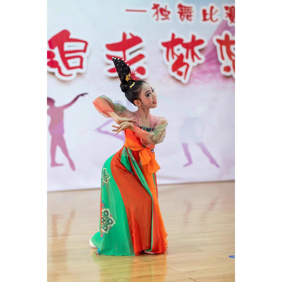 唐印舞蹈服古典舞演出服女汉唐舞表演服民族飘逸中国风开场舞服装