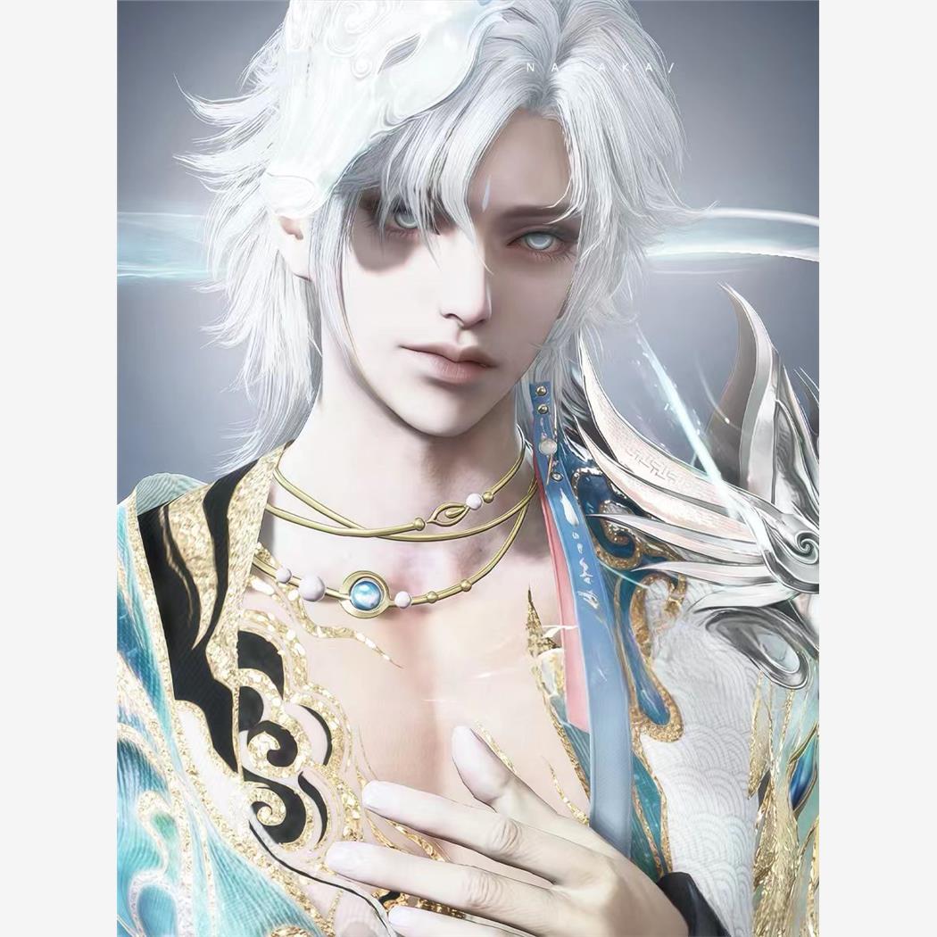 【秒发】鹿鸣 张起灵捏脸 永劫无间端游手游通用捏脸