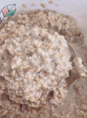 钢切燕粒1000克袋装轻麦食餐煮快软糯弹清YZJQ香低gi代餐主健身燕