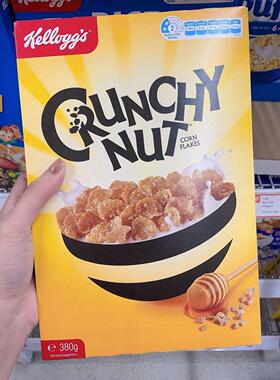 M家澳洲Klloggs家乐氏Cruncy ut早餐蜂蜜玉米片KGZ麦e片 38hN0g