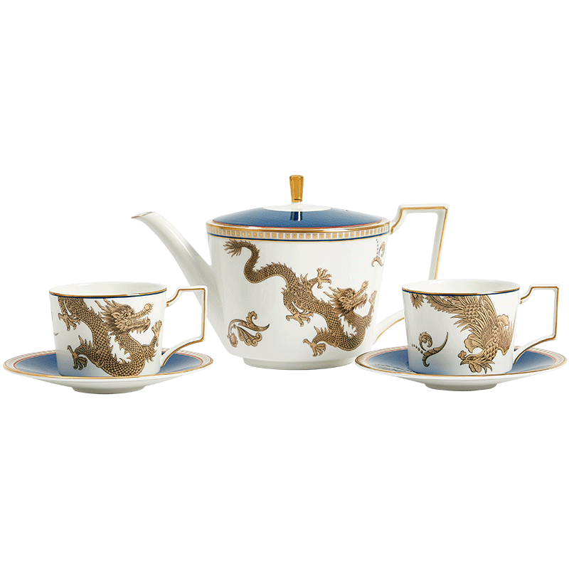 Wedgwood骨瓷一壶两杯碟礼盒装