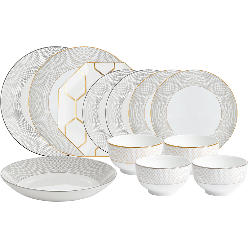 几何骨瓷餐具Wedgwood
