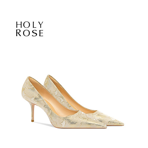 holyrose婚鞋秀禾鞋法式不累脚