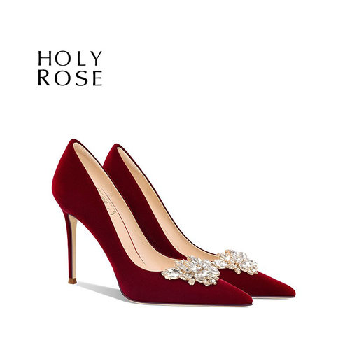 holyrose结婚新娘鞋秀禾服敬酒鞋