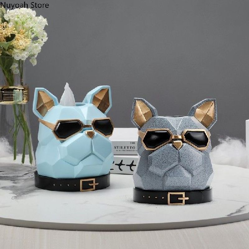 Creative Dog Tissue Box Decoration Living Room Paper