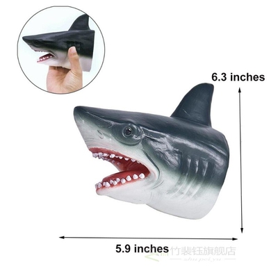 Hot Sale Shark Hand Puppet  Animal Head Gloves Figure Simula
