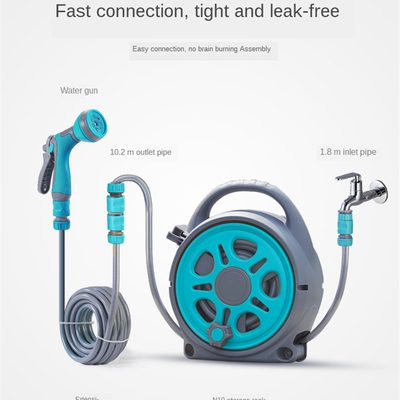 Automatic pipe coiler 10m retractable garden hose pipe coile