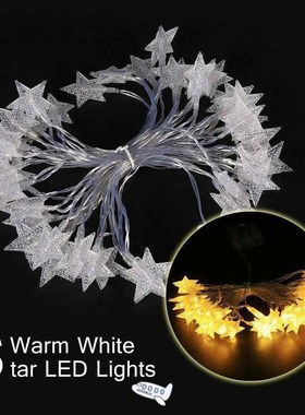 LED Star Light String Twinkle Garlands Battery Powered Lamp
