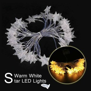 LED Star Light String Twinkle Garlands Battery Powered Lamp