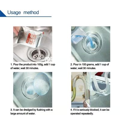 All-Purpose Quick Foaming Drain Cleaners Strong Pipe Dredgin