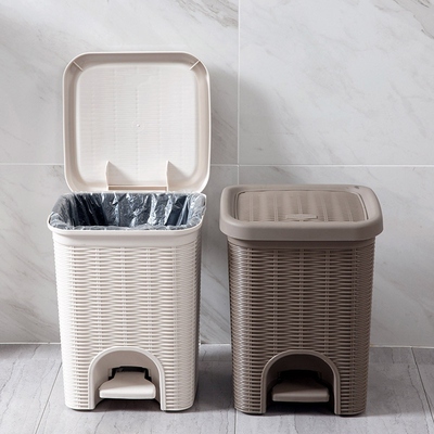 We're sorting out the trash cans, and we're putting garbage