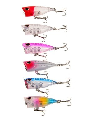 4CM/3g 3d Eyes Bait Crankbait Wobblers Tackle Isca Poper 1 p