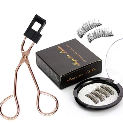 False-Eyelashes Lashes-Set Quantum Magnetic with Soft Easy-T