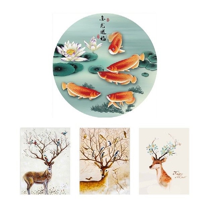 Embroidery Cloth Color Threads Tools Kit DIY Embroidery