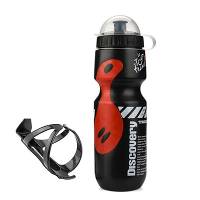 2PCS Bicycle Bottle with Carbon Bottle Holder Set Cycling Bo