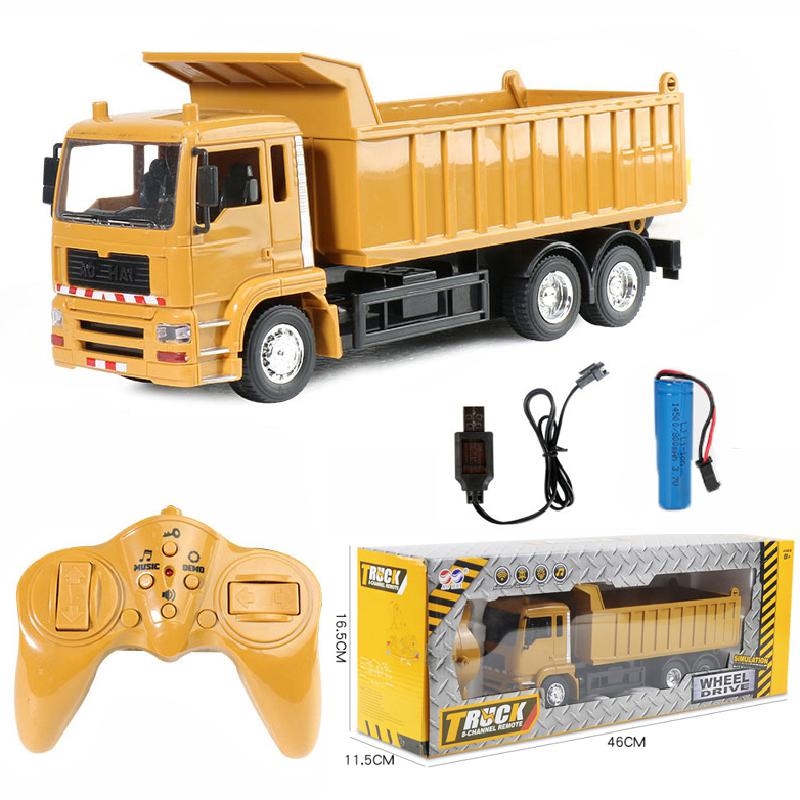 Rc Cars  Dump Truck Vehicle Toys For Children Boys Xmas Birt