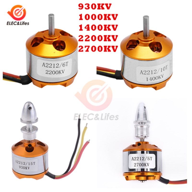 A2212 930KV 1000KV 1400KV 2200KV 2700KV Brushless Motor For